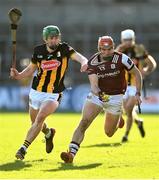 2 February 2025; Conor Whelan of Galway in action against Peter McDonald of Kilkenny during the Allianz Hurling League Division 1A match between Kilkenny and Galway at UPMC Nowlan Park in Kilkenny. Photo by David Fitzgerald/Sportsfile