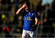 2 February 2025; Ciaran Brady of Cavan reacts after his side's defeat in the Allianz Football League Division 2 match between Meath and Cavan at Páirc Tailteann in Navan, Meath. Photo by Tyler Miller/Sportsfile