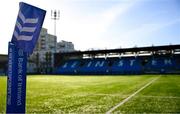 4 February 2025; A general view before the Bank of Ireland Leinster Rugby Boys Schools Junior Cup First Round match between Wesley College and Gonzaga College at Energia Park in Dublin. Photo by Shauna Clinton/Sportsfile