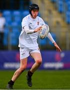 4 February 2025; Oisin Whelan of Presentation College, Bray during the Bank of Ireland Leinster Rugby Boys Schools Junior Cup First Round match between Newbridge College and Presentation College, Bray at Energia Park in Dublin. Photo by Shauna Clinton/Sportsfile