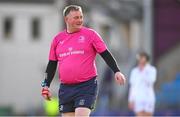 4 February 2025; Referee Clive Wardrope during the Bank of Ireland Leinster Rugby Boys Schools Junior Cup First Round match between Newbridge College and Presentation College, Bray at Energia Park in Dublin. Photo by Shauna Clinton/Sportsfile