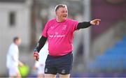 4 February 2025; Referee Clive Wardrope during the Bank of Ireland Leinster Rugby Boys Schools Junior Cup First Round match between Newbridge College and Presentation College, Bray at Energia Park in Dublin. Photo by Shauna Clinton/Sportsfile