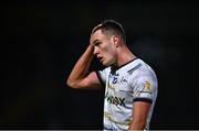 6 February 2025; Charlie Diamond of Ulster University after his side's defeat in the Electric Ireland Higher Education GAA Sigerson Cup semi-final match between Ulster University and DCU Dóchas Éireann at Kingspan Breffni Park in Cavan. Photo by Tyler Miller/Sportsfile