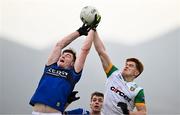 8 February 2025; Diarmuid O'Connor of Kerry and Ciarán Moore of Donegal contests a kickout during the Allianz Football League Division 1 match between Kerry and Donegal at Fitzgerald Stadium in Killarney, Kerry. Photo by Brendan Moran/Sportsfile