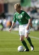 4 September 2004; Damien Duff, Republic of Ireland. FIFA World Cup Qualifier, Republic of Ireland v Cyprus, Lansdowne Road, Dublin. Picture credit; Brendan Moran / SPORTSFILE