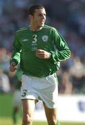 4 September 2004; John O'Shea, Republic of Ireland. FIFA World Cup Qualifier, Republic of Ireland v Cyprus, Lansdowne Road, Dublin. Picture credit; Pat Murphy / SPORTSFILE