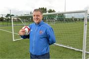 2 October 2013; John Devine, Director of Football with the South Dublin Football League, at the launch of John Devine’s 'Vision for future of Irish Football Programme'. South Dublin Football League Headquarters, Balgaddy Road, Lucan, Co. Dublin. Picture credit: Matt Browne / SPORTSFILE