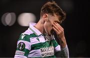 20 February 2025; Matt Healy of Shamrock Rovers after the UEFA Conference League knockout phase play-off second leg match between Shamrock Rovers and Molde at Tallaght Stadium in Dublin. Photo by David Fitzgerald/Sportsfile