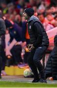 3 March 2025; Derry City manager Tiernan Lynch during the SSE Airtricity Men's Premier Division match between St Patrick's Athletic and Derry City at Richmond Park in Dublin Photo by Stephen McCarthy/Sportsfile