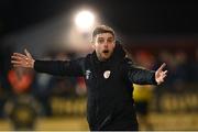 3 March 2025; Sligo Rovers manager John Russell during the SSE Airtricity Men's Premier Division match between Sligo Rovers and Shamrock Rovers at The Showgrounds in Sligo. Photo by Piaras Ó Mídheach/Sportsfile