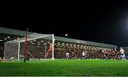 3 March 2025; Bohemians goalkeeper James Talbot makes a save during the SSE Airtricity Men's Premier Division match between Bohemians and Drogheda United at Dalymount Park in Dublin. Photo by Thomas Flinkow/Sportsfile