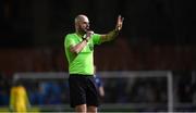 3 March 2025; Referee Gavin Colfer during the SSE Airtricity Men's Premier Division match between St Patrick's Athletic and Derry City at Richmond Park in Dublin. Photo by Stephen McCarthy/Sportsfile