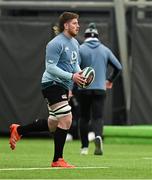 4 March 2025; Joe McCarthy during an Ireland Rugby squad training session at the IRFU High Performance Centre in Dublin. Photo by Brendan Moran/Sportsfile