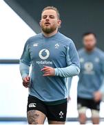 4 March 2025; Finlay Bealham during an Ireland Rugby squad training session at the IRFU High Performance Centre in Dublin. Photo by Brendan Moran/Sportsfile