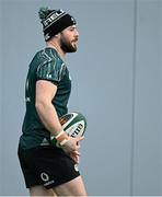 4 March 2025; Robbie Henshaw during an Ireland Rugby squad training session at the IRFU High Performance Centre in Dublin. Photo by Brendan Moran/Sportsfile