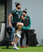 4 March 2025; Robbie Henshaw during an Ireland Rugby squad training session at the IRFU High Performance Centre in Dublin. Photo by Brendan Moran/Sportsfile