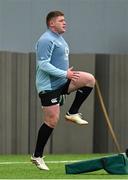 4 March 2025; Tadhg Furlong during an Ireland Rugby squad training session at the IRFU High Performance Centre in Dublin. Photo by Brendan Moran/Sportsfile