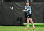 4 March 2025; Ciarán Frawley during an Ireland Rugby squad training session at the IRFU High Performance Centre in Dublin. Photo by Brendan Moran/Sportsfile