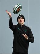 4 March 2025; Sam Prendergast during an Ireland Rugby squad training session at the IRFU High Performance Centre in Dublin. Photo by Brendan Moran/Sportsfile