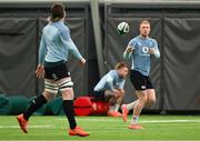 4 March 2025; Ciarán Frawley during an Ireland Rugby squad training session at the IRFU High Performance Centre in Dublin. Photo by Brendan Moran/Sportsfile