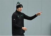 4 March 2025; Sam Prendergast during an Ireland Rugby squad training session at the IRFU High Performance Centre in Dublin. Photo by Brendan Moran/Sportsfile