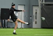 4 March 2025; Sam Prendergast during an Ireland Rugby squad training session at the IRFU High Performance Centre in Dublin. Photo by Brendan Moran/Sportsfile