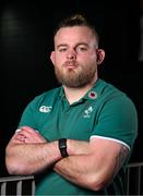 4 March 2025; Finlay Bealham poses for a portrait after an Ireland Rugby media conference at the IRFU High Performance Centre in Dublin. Photo by Brendan Moran/Sportsfile