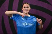 27 February 2025; Sophie Moran during a Waterford FC squad portraits session at SETU Arena in Carriganore, Waterford. Photo by Ben McShane/Sportsfile