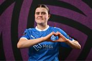 27 February 2025; Aoife Mulkern during a Waterford FC squad portraits session at SETU Arena in Carriganore, Waterford. Photo by Ben McShane/Sportsfile