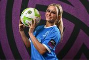 27 February 2025; Meghan Carr during a Waterford FC squad portraits session at SETU Arena in Carriganore, Waterford. Photo by Ben McShane/Sportsfile