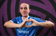 27 February 2025; Mia Lenihan during a Waterford FC squad portraits session at SETU Arena in Carriganore, Waterford. Photo by Ben McShane/Sportsfile