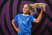 27 February 2025; Zara Corcoran during a Waterford FC squad portraits session at SETU Arena in Carriganore, Waterford. Photo by Ben McShane/Sportsfile