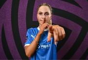 27 February 2025; Zara Corcoran during a Waterford FC squad portraits session at SETU Arena in Carriganore, Waterford. Photo by Ben McShane/Sportsfile