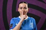 27 February 2025; Zoey Croke during a Waterford FC squad portraits session at SETU Arena in Carriganore, Waterford. Photo by Ben McShane/Sportsfile