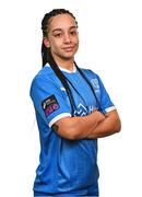 27 February 2025; Lauren Egbuloniu during a Waterford FC squad portraits session at SETU Arena in Carriganore, Waterford. Photo by Tyler Miller/Sportsfile