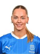 27 February 2025; Erin O'Brien during a Waterford FC squad portraits session at SETU Arena in Carriganore, Waterford. Photo by Tyler Miller/Sportsfile