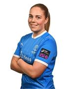 27 February 2025; Aoibh Thomas during a Waterford FC squad portraits session at SETU Arena in Carriganore, Waterford. Photo by Tyler Miller/Sportsfile