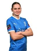 27 February 2025; Sophie Slattery during a Waterford FC squad portraits session at SETU Arena in Carriganore, Waterford. Photo by Tyler Miller/Sportsfile