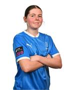 27 February 2025; Olivia Shannon during a Waterford FC squad portraits session at SETU Arena in Carriganore, Waterford. Photo by Tyler Miller/Sportsfile