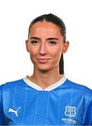 27 February 2025; Cliona Kearney during a Waterford FC squad portraits session at SETU Arena in Carriganore, Waterford. Photo by Tyler Miller/Sportsfile