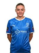 27 February 2025; Hannah Griffey during a Waterford FC squad portraits session at SETU Arena in Carriganore, Waterford. Photo by Tyler Miller/Sportsfile