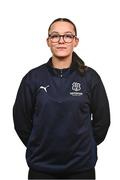 27 February 2025; Strength and conditioning coach Hannah Hamilton during a Waterford FC squad portraits session at SETU Arena in Carriganore, Waterford. Photo by Tyler Miller/Sportsfile