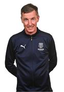 27 February 2025; Head of community development Colin Power during a Waterford FC squad portraits session at SETU Arena in Carriganore, Waterford. Photo by Tyler Miller/Sportsfile