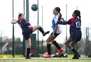 5 March 2025; Action from the FAI Schools Primary 5s Qualifiers match between St Patrick's NS Diswellstown 1 and Tyrrelstown ETNS 1 at Hartstown Huntstown FC in Blanchardstown, Dublin. Photo by Seb Daly/Sportsfile