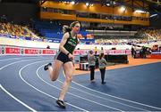 5 March 2025; Rachel McCann of Ireland during a training session at the Omnisport Apeldoorn in Apeldoorn, Netherlands, ahead of the European Athletics Indoor Championships 2025. Photo by Sam Barnes/Sportsfile