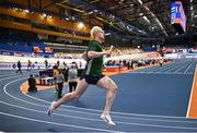 5 March 2025; Conor Kelly of Ireland during a training session at the Omnisport Apeldoorn in Apeldoorn, Netherlands, ahead of the European Athletics Indoor Championships 2025. Photo by Sam Barnes/Sportsfile