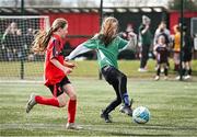 5 March 2025; Action from the FAI Schools Primary 5s Qualifiers match between St Ciarans and St Fintans at Hartstown Huntstown FC in Blanchardstown, Dublin. Photo by Seb Daly/Sportsfile