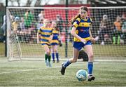 5 March 2025; Action from the FAI Schools Primary 5s Qualifiers match between Scoil Bhride Blanchardstown and St Patricks NS Diswellstown 2 at Hartstown Huntstown FC in Blanchardstown, Dublin. Photo by Seb Daly/Sportsfile