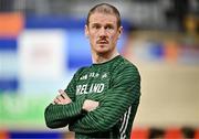 5 March 2025; Athletics Ireland High Performance Relays Lead David McCarthy during a training session at the Omnisport Apeldoorn in Apeldoorn, Netherlands, ahead of the European Athletics Indoor Championships 2025. Photo by Sam Barnes/Sportsfile