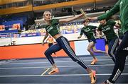 5 March 2025; Sharlene Mawdsley of Ireland during a training session at the Omnisport Apeldoorn in Apeldoorn, Netherlands, ahead of the European Athletics Indoor Championships 2025. Photo by Sam Barnes/Sportsfile